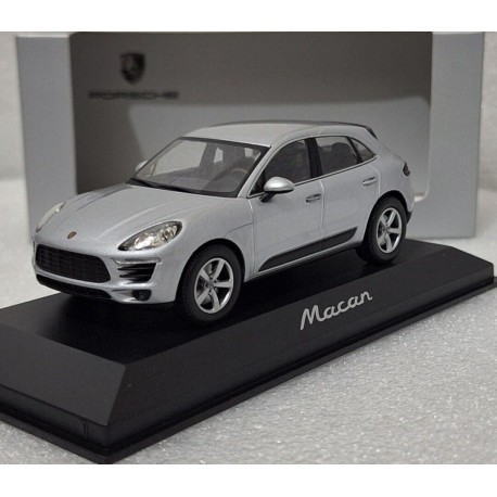 PORSCHE MACAN 2013 SUV Grigio Silver GREY Metallizzato  MINICHAMPS 1:43