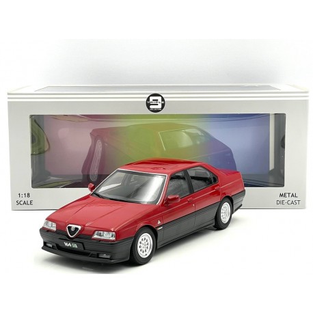 Alfa Romeo 164 Q4 del 1994 1/18 Triple9  Red -  BLACK INTERIOR