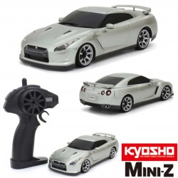 MINI-Z FIRST INITIAL-D - NISSAN GT-R R35 - SILVER - RTR ON-ROAD 1:28