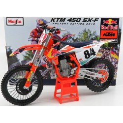 Maisto - Red Bull KTM 450 SX-F -  Jeffrey Herlings, Scala 1:6, Modellino Diecast