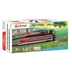 Set Treno Frecciarossa ETR500 + Frecciarossa ETR1000 in scala 1:87 doppio circuito