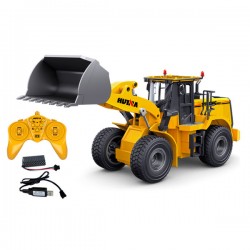 HUINA TOYS CH1567 Ruspa RC Scala 1:24 con Luci 2,4 GHZ