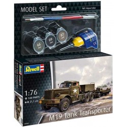 Model Set M19 Tank Transporter 1:76 colori e colla compresi