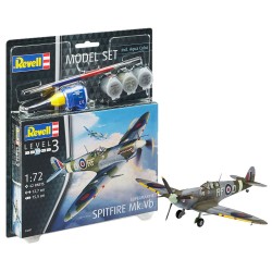 Model Set Spitfire Mk.Vb Supermarine 1:72 colori e colla compresi