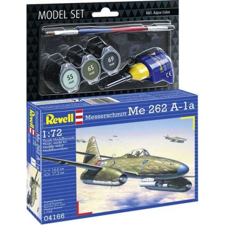 Model Set Messerschmitt Me 262 A-la  1:72 colori e colla compresi