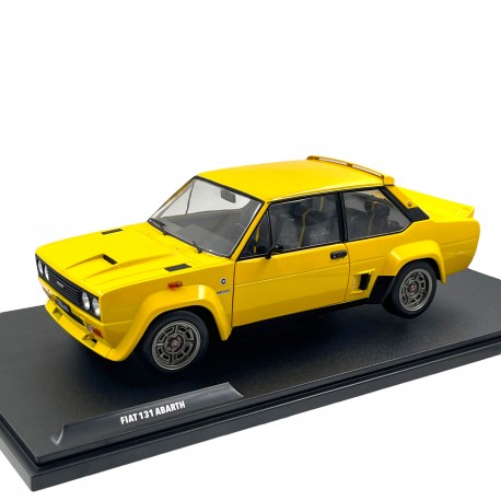 Fiat 131 Abarth Yellow 1980 Solido 1:18 Modellino 1/18