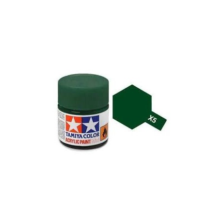 TAMIYA 81505 Mini x-5 Green Acrilico