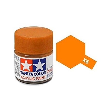 TAMIYA 81506 Mini x-6 Orange Acrilico