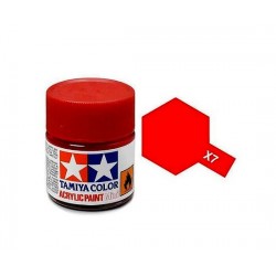TAMIYA 81507 Mini x-7 Red Rosso  Acrilico