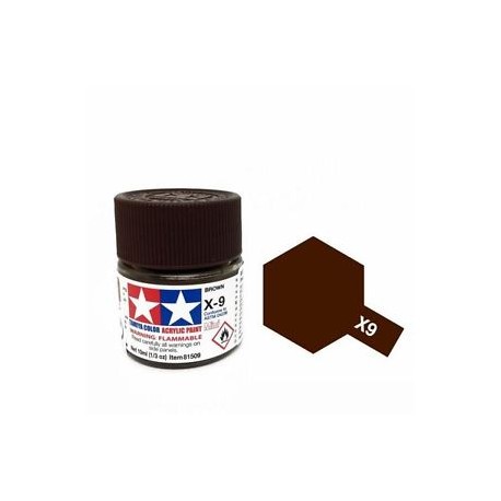 TAMIYA 81509 Marrone x-9 brown Acrilico
