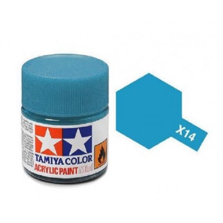 TAMIYA 81514 Blu Cielo x-14 Sky Blue Acrilico