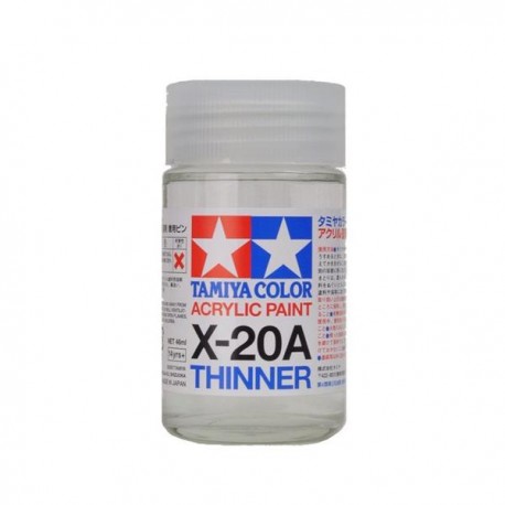 Tamiya diluente acrilico 46 ml X-20A THINNER 81030