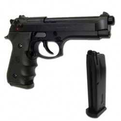 PISTOLA SOFTAIR GAS BERETTA 92 ABS SCARRELLANTE GGB1B - KJW