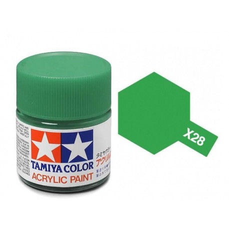 TAMIYA 81528 Parco Verde x-28 Park Green Acrilico