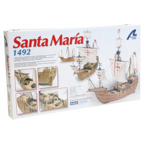 Santa Maria kit montaggio nave in legno Artesania Latina 1492 scala 1:65