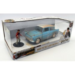 Harry Potter 1959 FORD ANGLIA con Harry Potter figura scala 1:24 Jada Toys