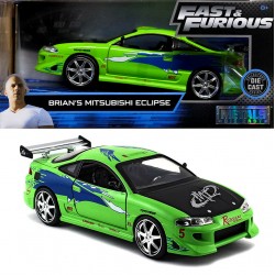 Mitsubishi Eclipse Fast & Furious Brian VERDE 1995 scala 1:24 Jada Toys