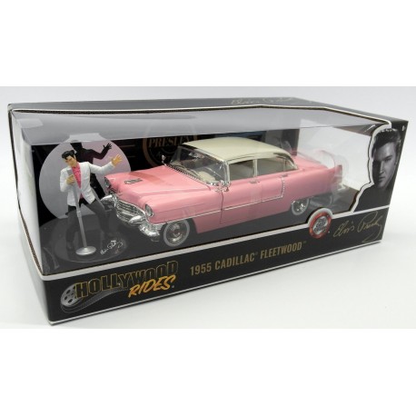 Cadillac Elvis Fleetwoo del 1955 figura scala 1:24 Jada Toys TV, Movie