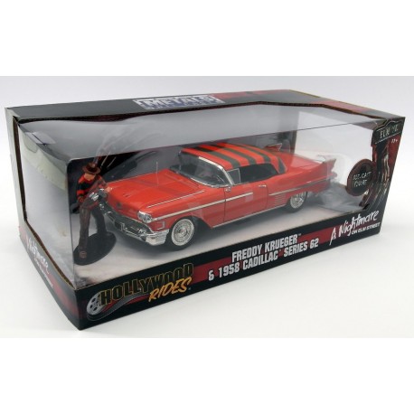 Nightmare Cadillac Serie 62 del 1958 con figure scala 1:24 Jada Toys TV, Movie
