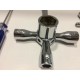 Offerta kit 2 CHIAVI CANDELA CROCE IN METALLO + cacciaviti attrezzi automodelli